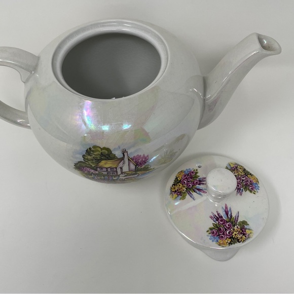 Vintage Teapot Lids England Staffordshire 1960s Genuine Heatmaster White - Picture 9 of 10